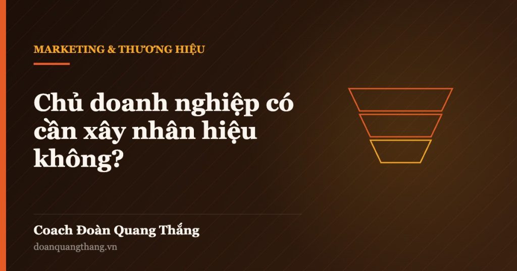 Chủ doanh nghiệp có cần xây nhân hiệu không? — Coach Đoàn Quang Thắng