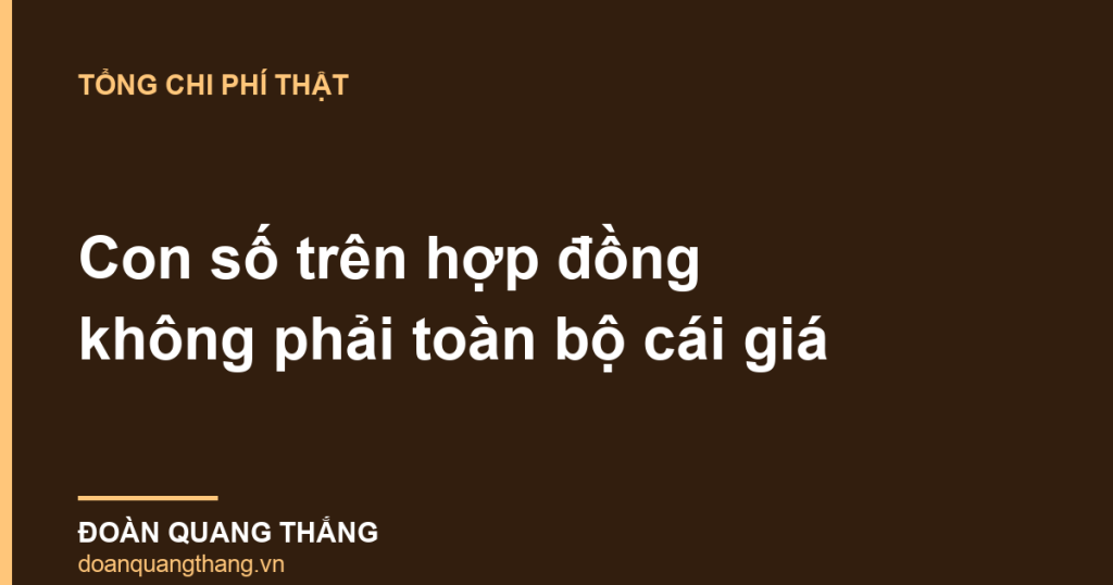 Tổng chi phí thật của tự làm và thuê ngoài